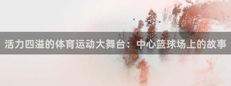 凯发官网下载娱乐：活力四溢的体育运动大舞台：中心篮球场上的故